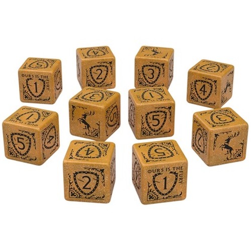 Komplet kości D6: Gra o Tron - Baratheon