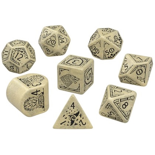 Komplet kości: Gra o Tron - Stark