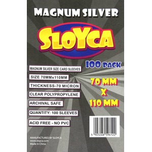 Koszulki na karty - Magnum Silver (70x110 mm) - 100 szt.