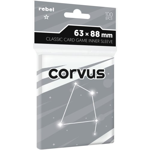 Koszulki na karty Rebel (63x88 mm) "Classic Card Game Inner Sleeve", 100 sztuk