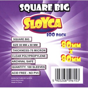 Koszulki na karty - Square Big (80x80 mm) - 100 szt.