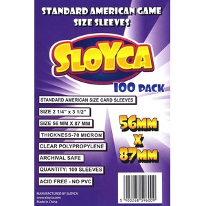 Koszulki na karty - Standard American (56x87 mm) - 100 szt.