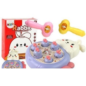 Królik do zbijania marchewki Whac-A-Mole fiolet