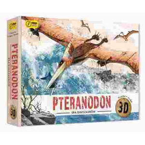 Książka i puzzle 3D era dinozaurów Pteranodon