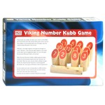 Kubb numeryczny (czerwony) - gra plenerowa (700808)
