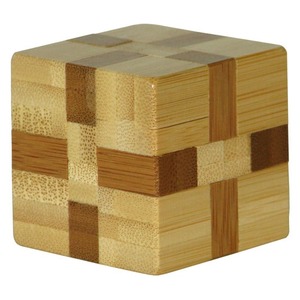 Łamigłówka 3D BAMBOO - Cube - poziom 3/4