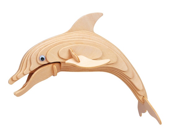 Łamigłówka drewniana Gepetto - Delfin (Dolphin)