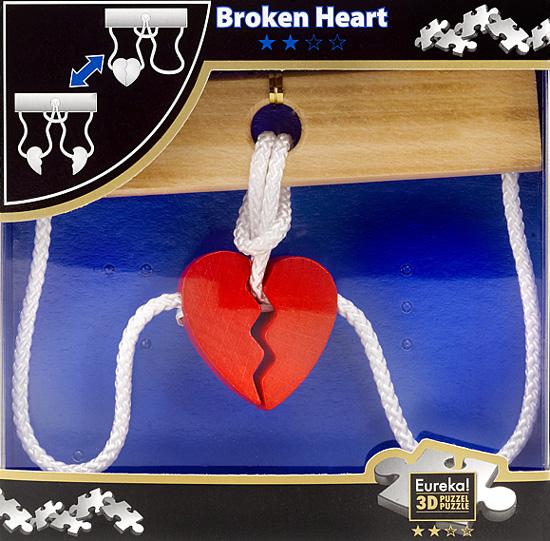 Łamigłówka kolorowa Puzzle Broken Heart - poziom 2/4