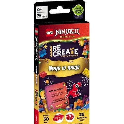 Lego Ninjago. Recreate. Karty wyzwań. Ninja w akcj