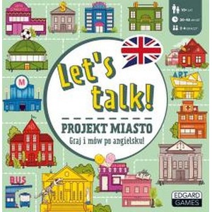 Let's talk! Projekt miasto. Gra do nauki j. ang.