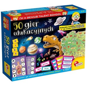 Lisciani I'm a Genius 50 gier edukacyjnych 304-PL107421