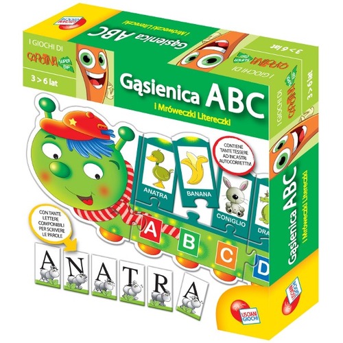 LISCIANIGIOCHI Karotka Soft Gąsienica ABC