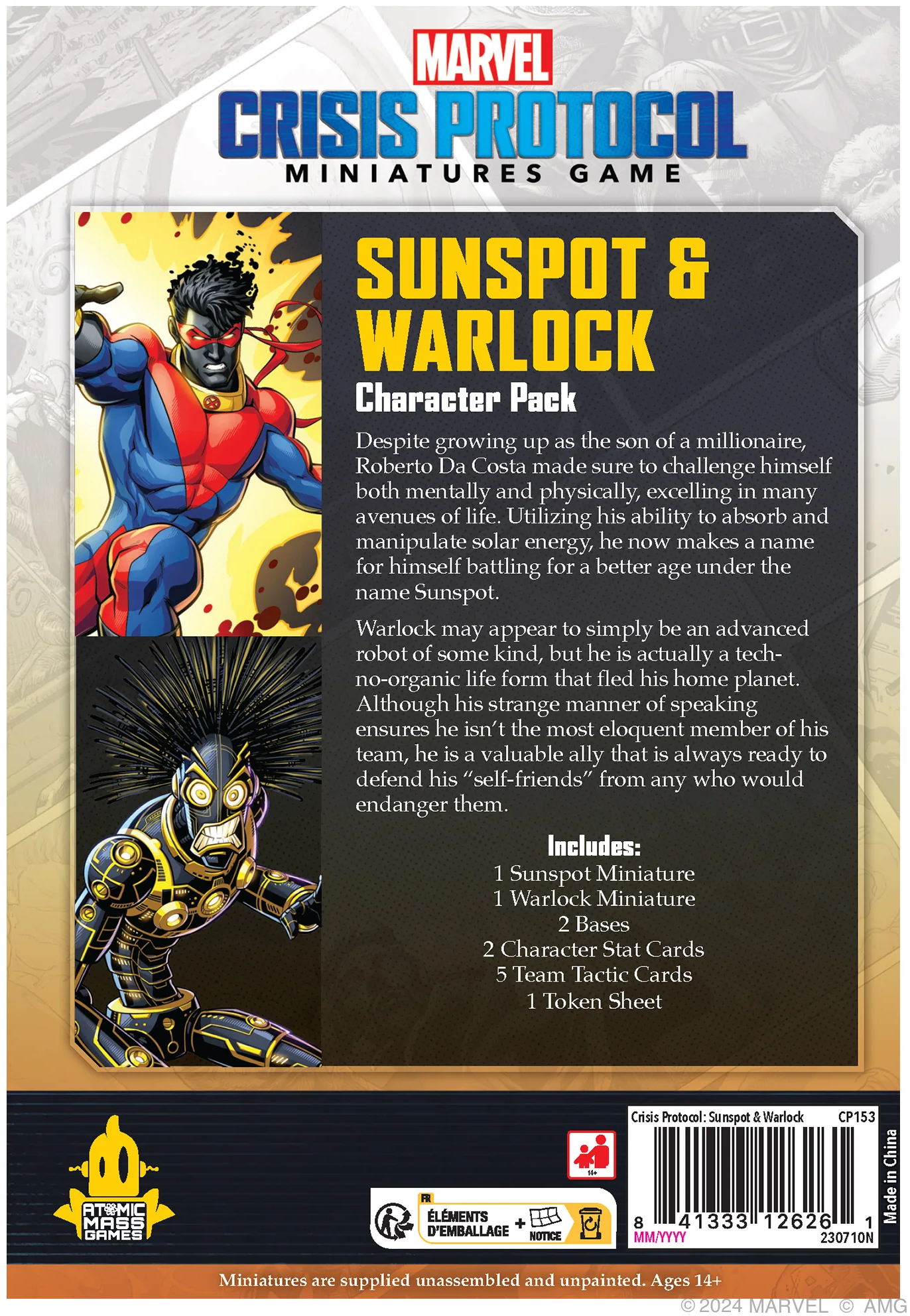 Marvel: Crisis Protocol - Sunspot & Warlock