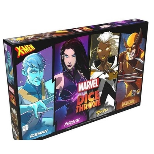 Marvel Dice Throne : Iceman, Psylocke, Storm, Wolv