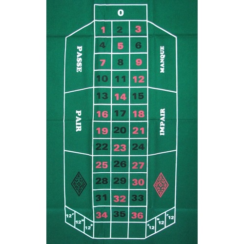 Mata do gry w ruletkę 180x90 cm