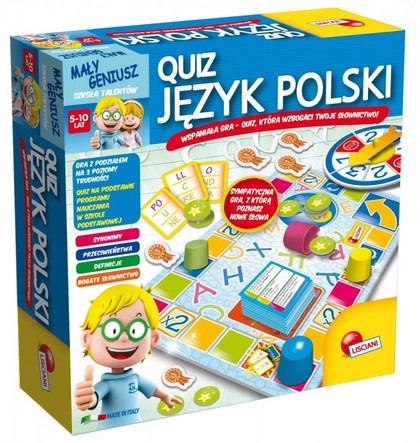 Mały Geniusz, Quiz - Jezyk Polski