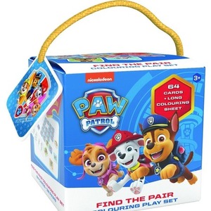 Memory 64 karty + kolorowanka Psi Patrol
