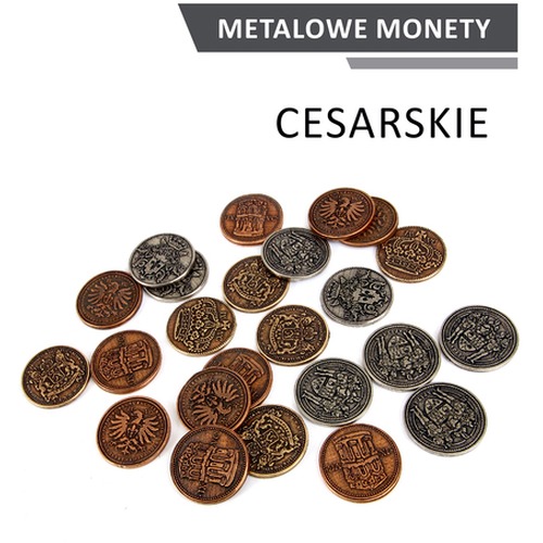 Metalowe Monety - Cesarskie (zestaw 24 monet)