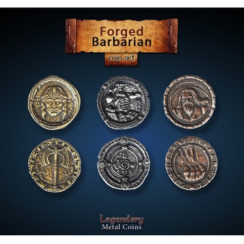 Metalowe Monety - Forged Barbarian