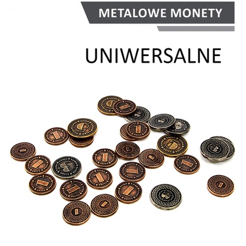 Metalowe Monety - Uniwersalne (zestaw 30 monet)