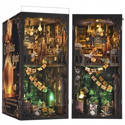 Miniaturowy domek Book Nook Dom czarów