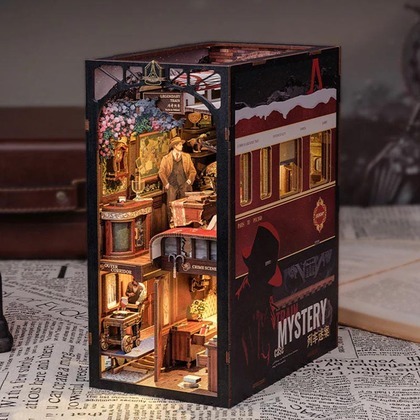 Miniaturowy domek Book Nook Zagadka Orient Expressu