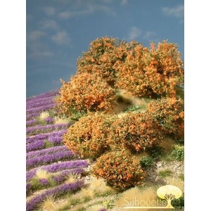 MiniNatur: Małe pomarańczowe rododendrony 2 cm (5 szt)