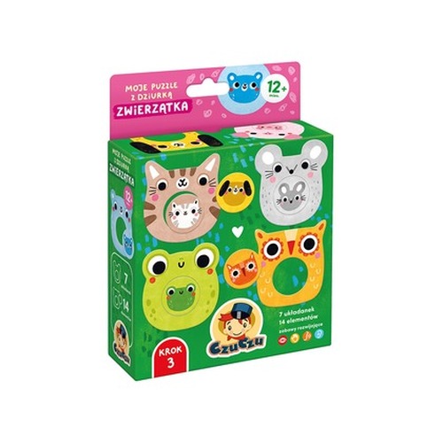 Moje puzzle z dziurką Zwierzątka CzuCzu