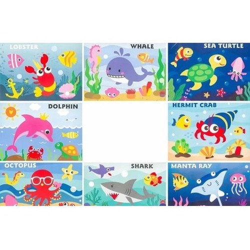 Mozaika piankowa morska 8szt