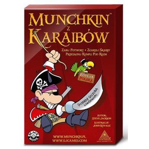 Munchkin z Karaibów BLACK MONK