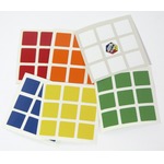 Naklejki z logo Rubik na kostkę 3x3x3
