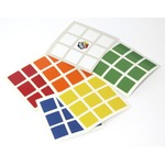 Naklejki z logo Rubik na kostkę 3x3x3