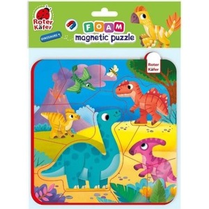 Piankowe puzzle magnetyczne: Dinozaury