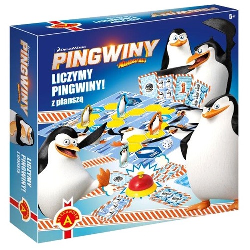 Pingwiny z Madagaskaru - Liczymy pingwiny 