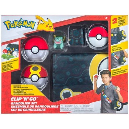 Pokemon: Clip\'N\'Go Bandolier Set (Bulbasaur)