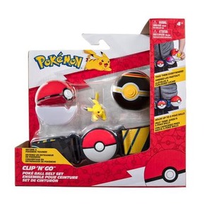 Pokemon: Pas Clip 'N' Go Pokeball Premium + Pikachu