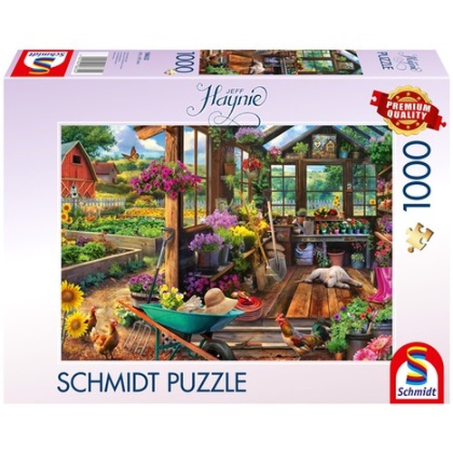 PQ Puzzle 1000 el. JEFF HAYNIE Szopa ogrodowa