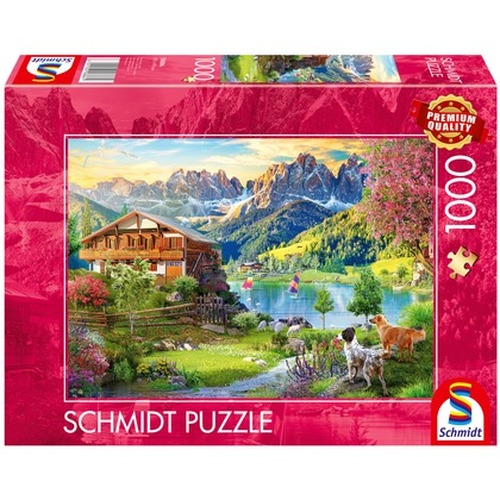 PQ Puzzle 1000 el. Relaks w Dolomitach