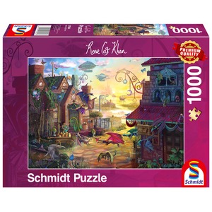 PQ Puzzle 1000 el. ROSE CAT KHAN Smocza poczta