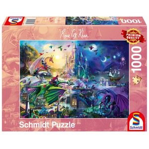 PQ Puzzle 1000 el. ROSE CAT KHAN Smoczy konkurs