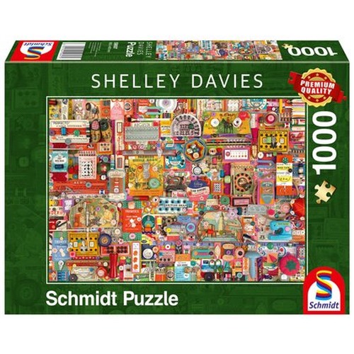 PQ Puzzle 1000 el. SHELLEY DAVIES Akcesoria do szycia