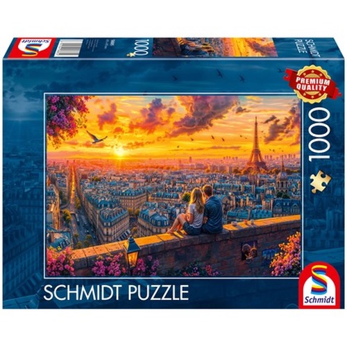 PQ Puzzle 1000 el. Szepty z dachu Paryża / Francja