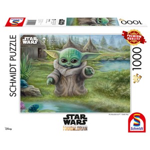 PQ Puzzle 1000 el. THOMAS KINKADE Baby Yoda (Star Wars - The Mandalorian)