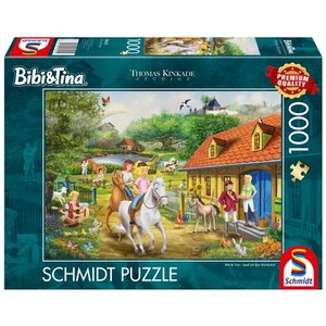 PQ Puzzle 1000 el. THOMAS KINKADE Bibi & Tina