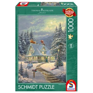 PQ Puzzle 1000 el. THOMAS KINKADE Dostawa o północy