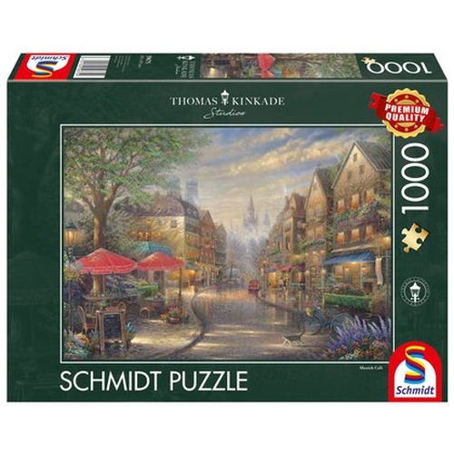 PQ Puzzle 1000 el. THOMAS KINKADE Kawiarenka w Monachium