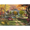 PQ Puzzle 1000 el. THOMAS KINKADE Lis i Pies (Disney)