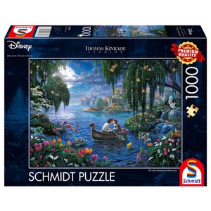 PQ Puzzle 1000 el. THOMAS KINKADE Mała Syrenka i książę Eryk (Disney)