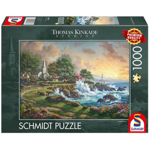 PQ Puzzle 1000 el. THOMAS KINKADE Nadmorski krajobraz
