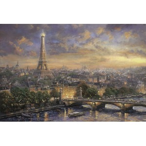 PQ Puzzle 1000 el. THOMAS KINKADE Paryż - miasto miłości